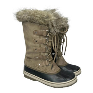 NWT Sorel Joan Of Arctic Womens Suede Leather Winter Boots. Sz: 6.5